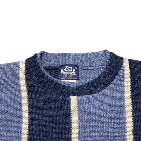 80s Woolrich Striped Wool Sweater