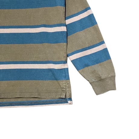 00s- L.L.Bean Striped  Cotton Shirt