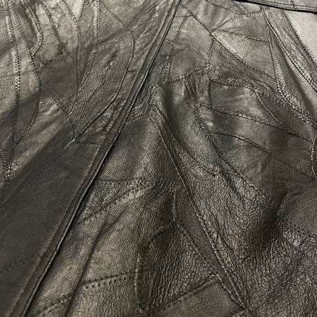Leather & Soul Patchwork Leather Jacket