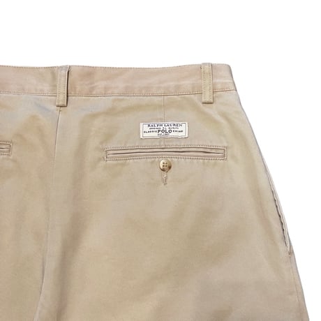 00's- Polo Ralph Lauren “Tyler” Chino Shorts BEIGE