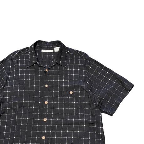 00s- KNIGHTSBRIDGE All Over Print Rayon Shirt