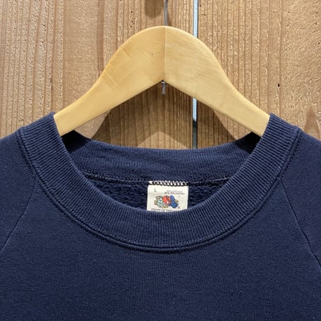 80's- FRUIT OF THE ROOM Print Sweat Shirt