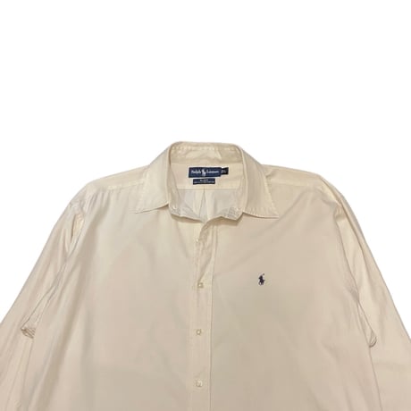 90s- Polo Ralph Lauren Silk/Cotton B.D Shirt