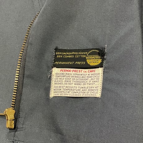 70s Oakbrook Sportswear by Sears Dog Ear Collar Jacket Charcoal Gray