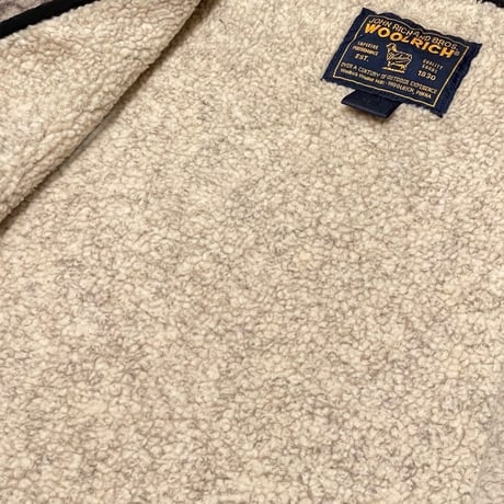 90s- Woolrich Fleece Lined Wool Vest