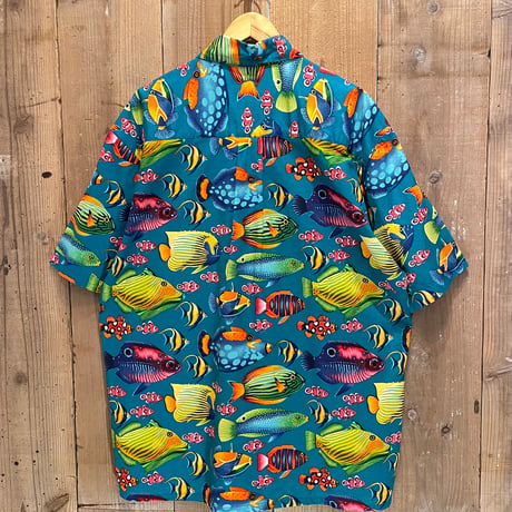 00’s KILIBWI Fish Pattern Cotton Shirt