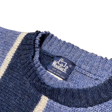 80s Woolrich Striped Wool Sweater