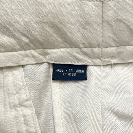 90s Polo Ralph Lauren Herringbone Cotton Pants