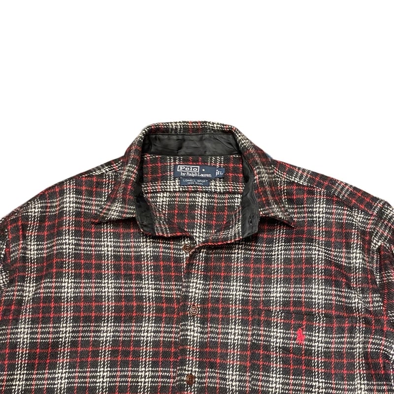 90s Polo Ralph Lauren “LOWELL SPORT” Wool Shirt