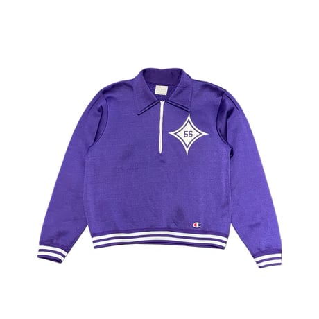 70s Champion Boa Lined Half Zip Shirt