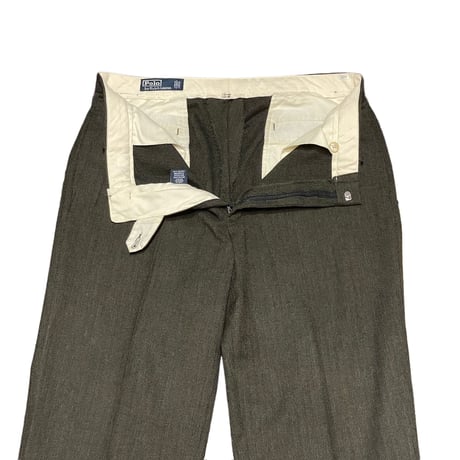 90s- Polo Ralph Lauren Poly×Viscose Slacks
