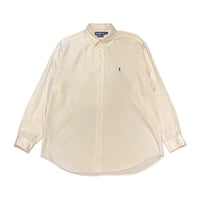 90s- Polo Ralph Lauren Silk/Cotton B.D Shirt