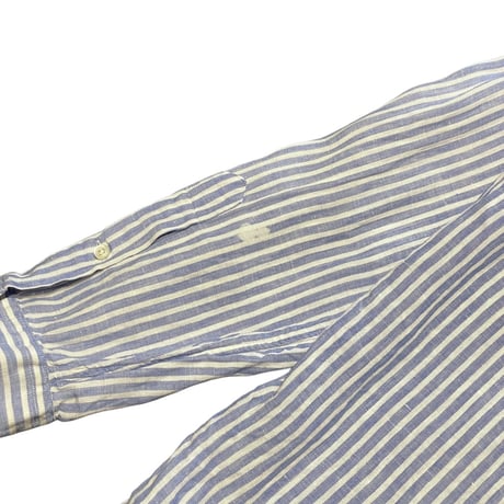 00s- Polo Ralph Lauren Linen Striped Shirt