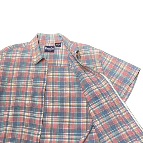 Company One Madras Zip Shirt