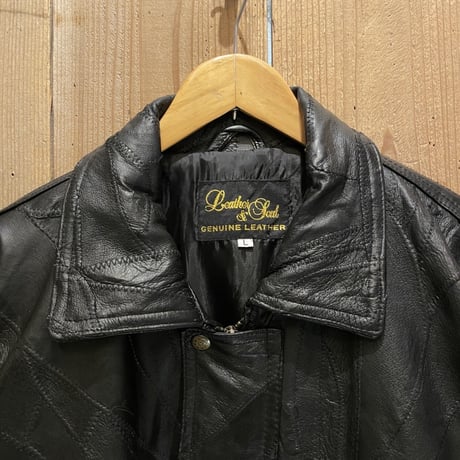 Leather & Soul Patchwork Leather Jacket