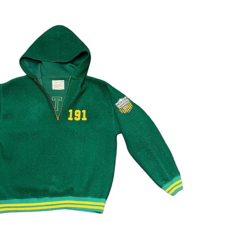 60s Champion Half Zip Fleece Hoodie