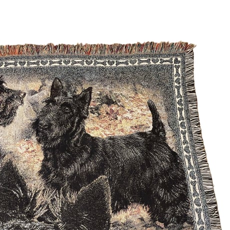 Scottish Terrier Cotton Blanket