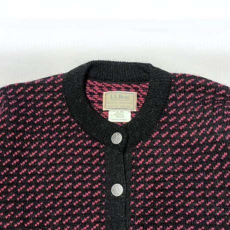 -90s L.L.Bean Bird’s Eye Cardigan
