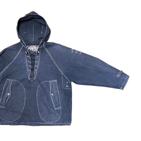 90s- JUMPER Cotton Canvas Smock