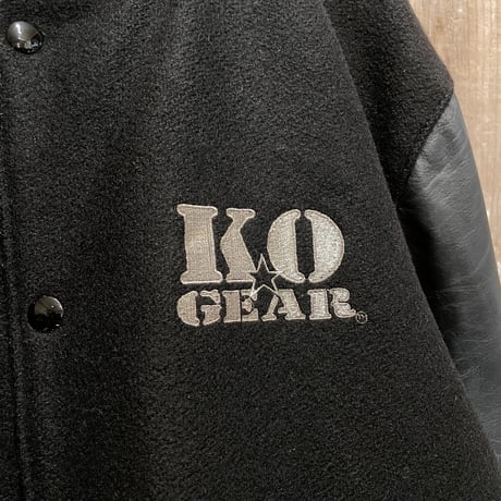 KO GEAR Leather Wool Varsity Jacket