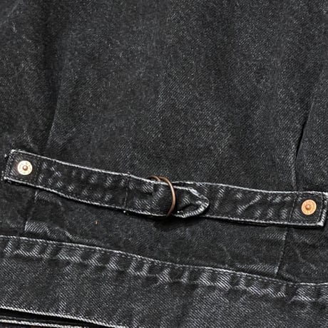 90s Levi’s 77599-0260 Black Denim Vest