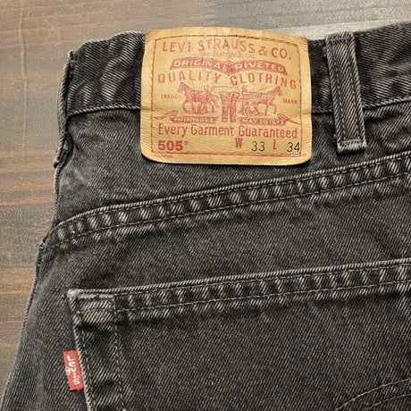 ‘99 Levi’s 505 Black Jeans
