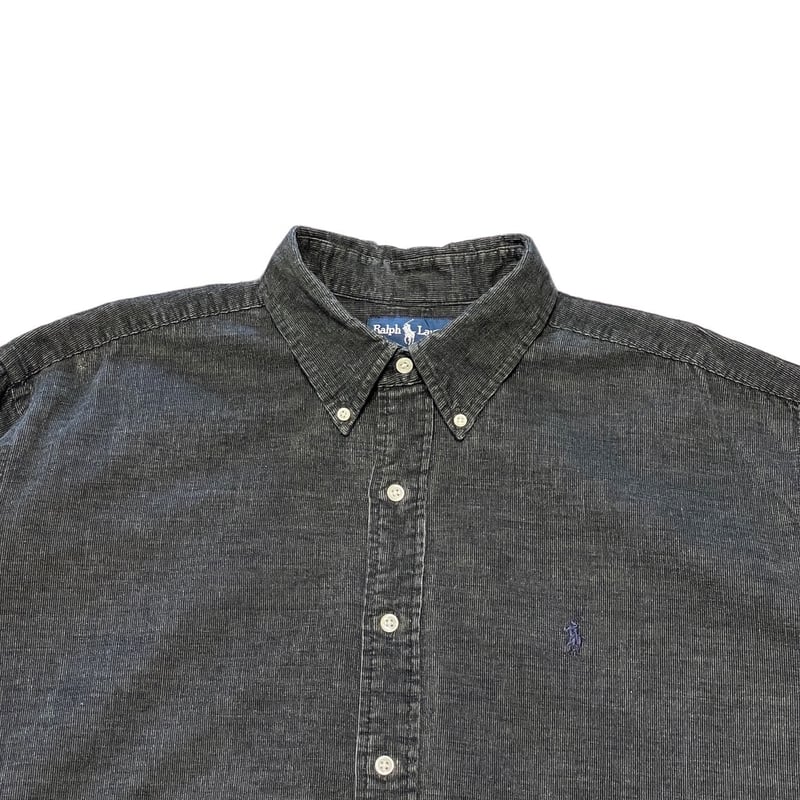 90’S Ralph Lauren BD BLAKE shirt Ralph Lauren 90s Vintage Blake Shirt Black L – Peeces