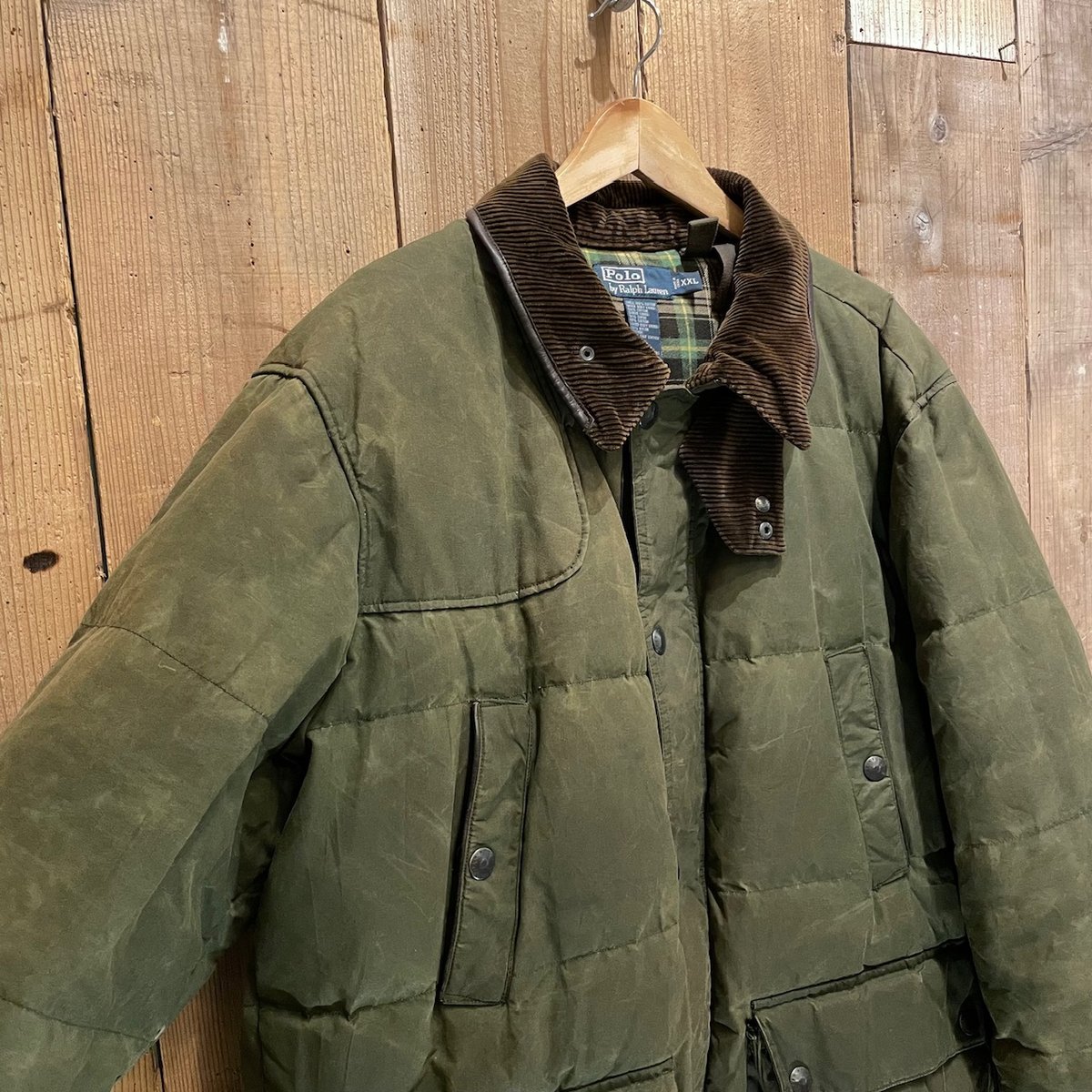 90's Polo Ralph Lauren Oiled Down Jacket | MWC 下北沢 90's Polo Ralph Lauren Oiled Down Jacket | MWC 下北沢