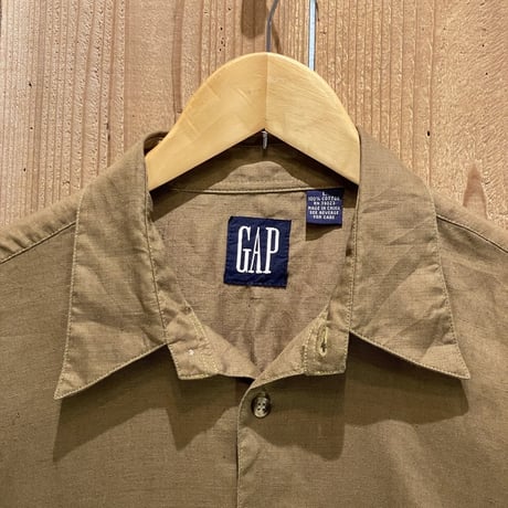 90's- GAP Linen Like Cotton Shirt