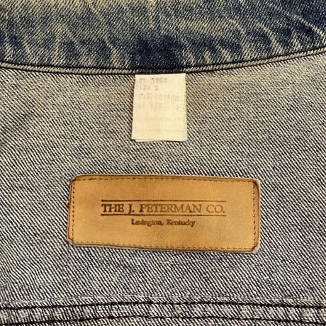 80s- THE J.PETERMAN CO. Trucker Jacket
