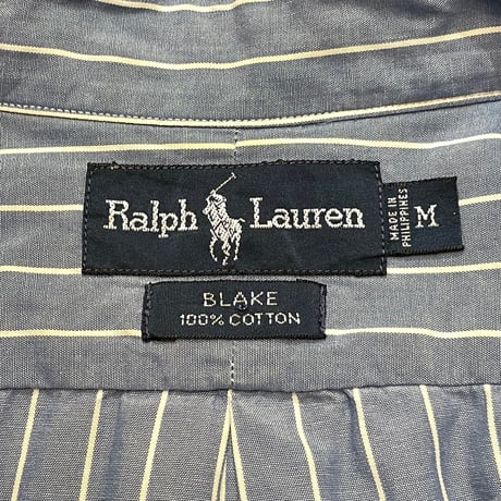 90s- Polo Ralph Lauren Striped B.D Shirt "BLAKE"