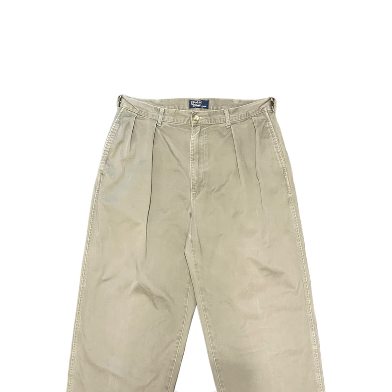 80s- Polo Ralph Lauren Two Tuck Chino Pants W34