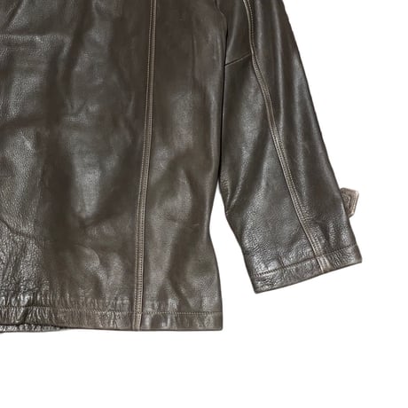 Columbia Leather Car Coat M