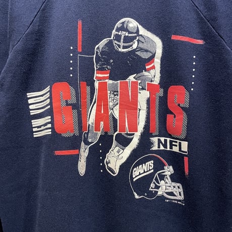90's NFL GIANTS Printed Sweat Shirt