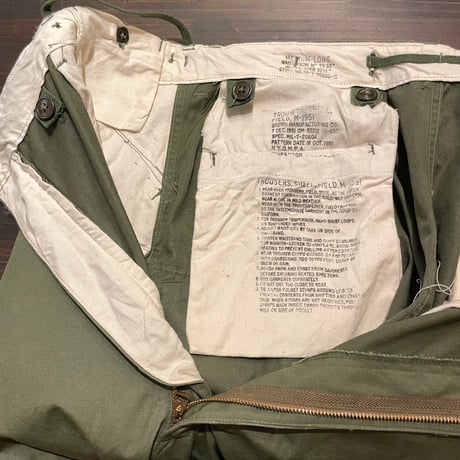 50’s U.S.ARMY M-51 Field Trousers