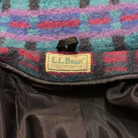 80’s~ L.L.Bean Hooded Wool Coat