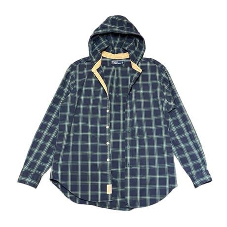 90s Polo Ralph Lauren Hooded Cotton Shirt