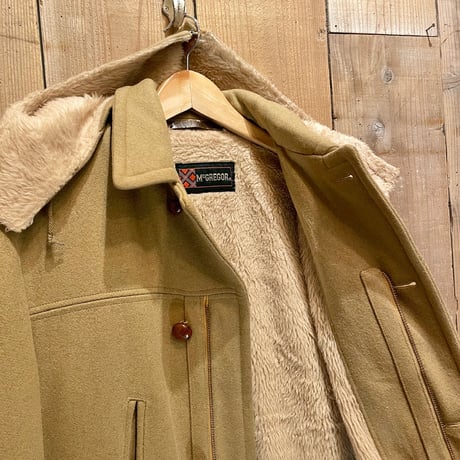 60’s McGREGOR Hooded Wool Coat
