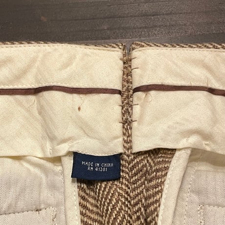 90’s~ POLO GOLF Italian Silk Blend Slacks W33