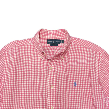 00s- Polo Ralph Lauren Linen B.D Shirt