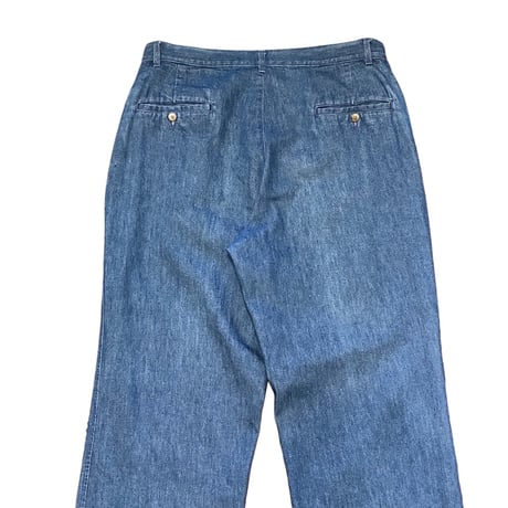 90's POLO COUNTRY Two Tuck Denim Slacks