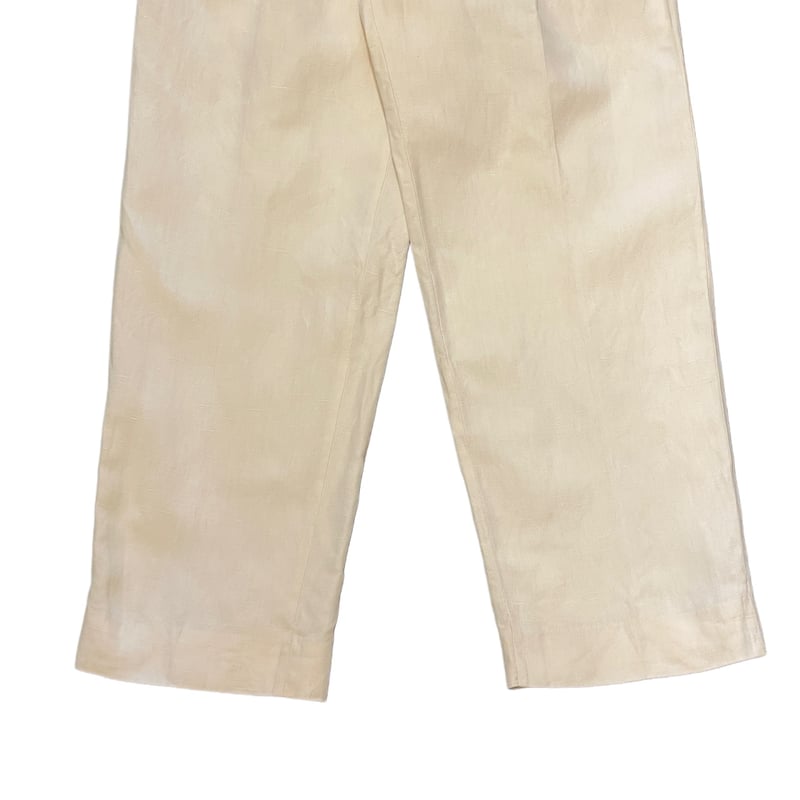 b*a様 90s polo by Ralph Lauren linen pant 90s Polo Ralph Lauren Cotton/Linen Two Tuck Sla