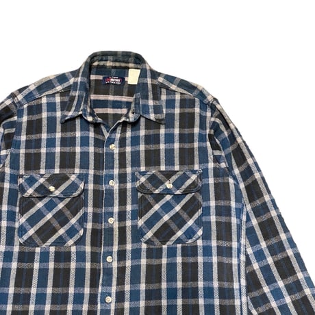 00s- FIVE BROTHER Heavyweight Flannel Shirt