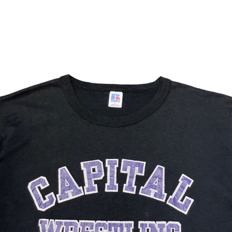 80s- RUSSELL ATHLETIC Print T-Shirt