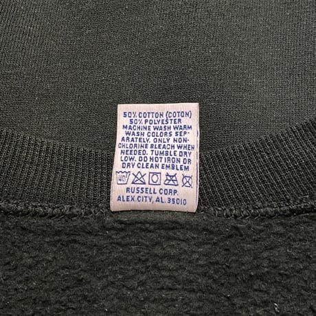 90s RUSSELL ATHLETIC Plain Sweatshirt Green