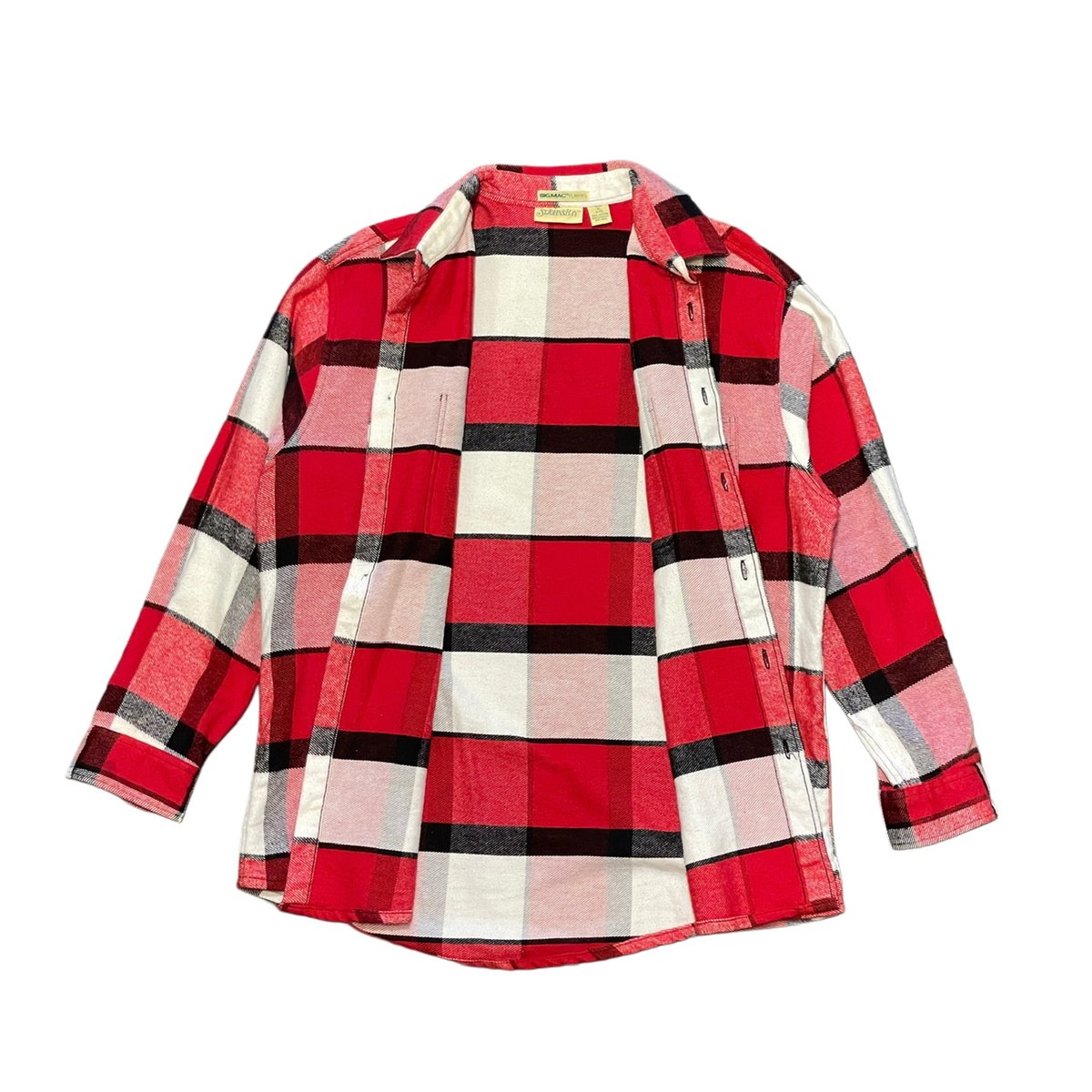 80s ST JOHN'S BAY Heavyweight Bigmac Flannel Sh