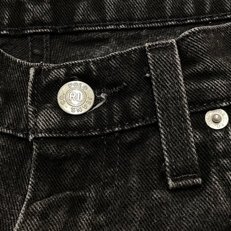 90s POLO JEANS CO. Black Denim Jeans
