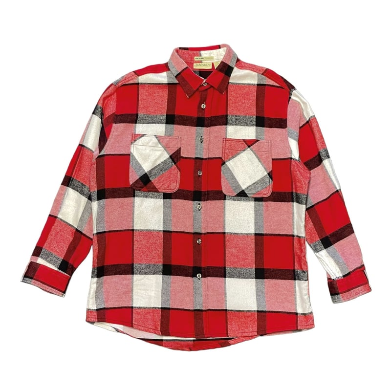 A*d様 80's BIG MAC HEAVY FLANNEL SHIRT US 80s ST JOHN'S BAY Heavyweight Bigmac Flannel Sh