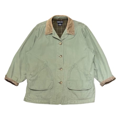 00s LANDS’ END Flannel Lined Field Coat