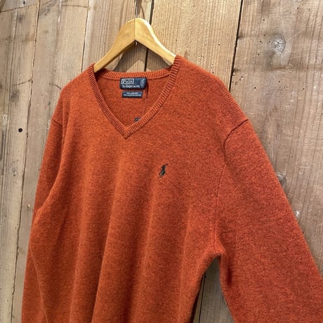 Polo Ralph Lauren Lambs Wool V-Neck Sweater